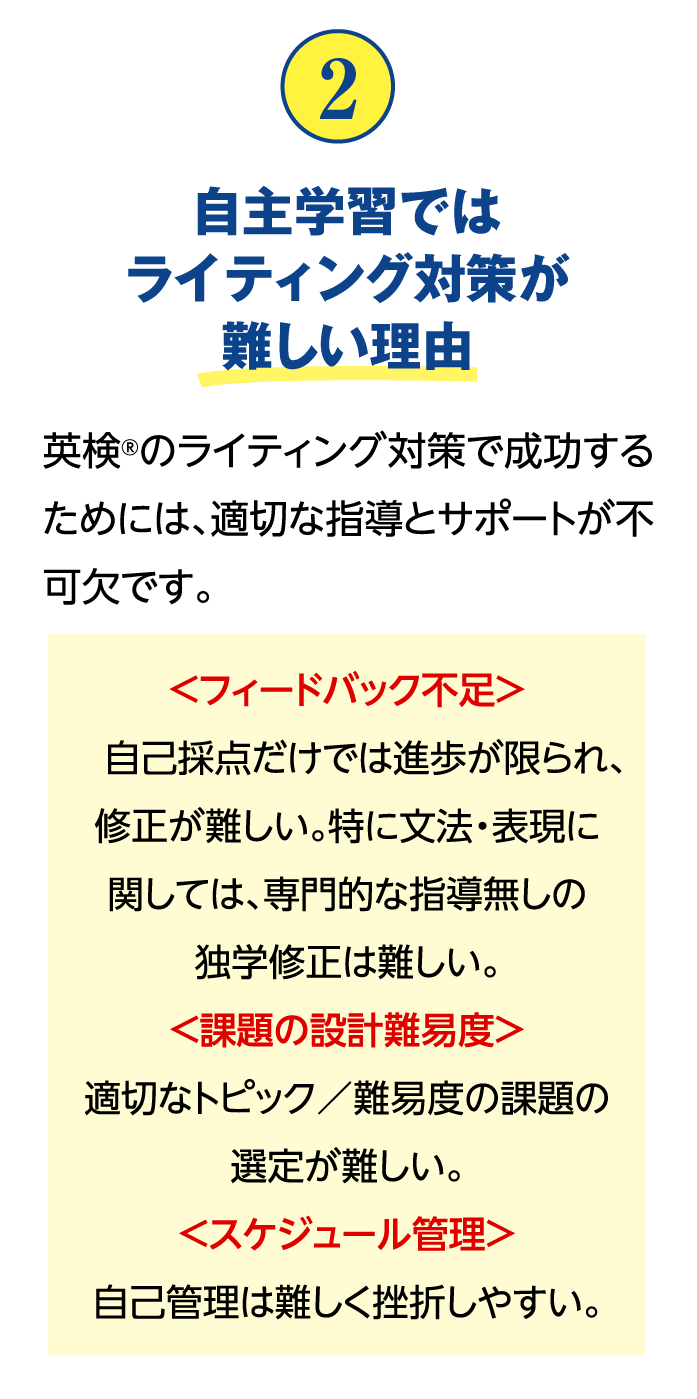 英検ライティング講座開催中！ライティングを伸ばして英検合格へと導きます／英検アカデミー