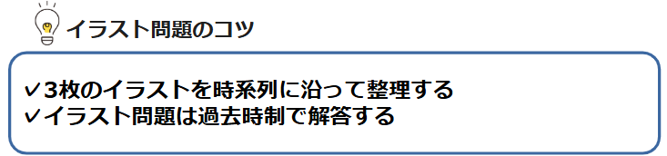 イラスト問題のコツ