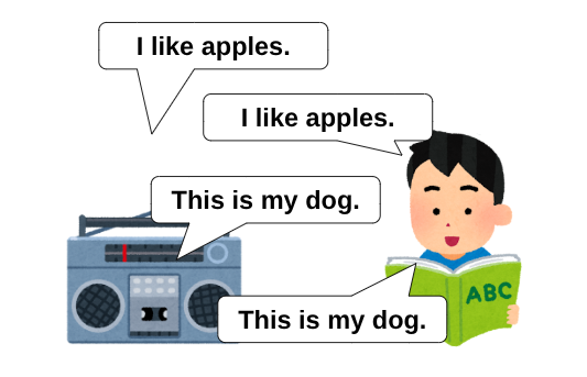 モノマネ音読法