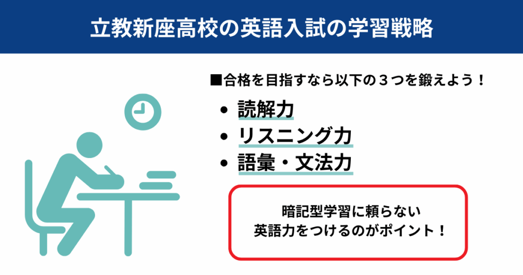 立教新座高校の英語入試の学習戦略
