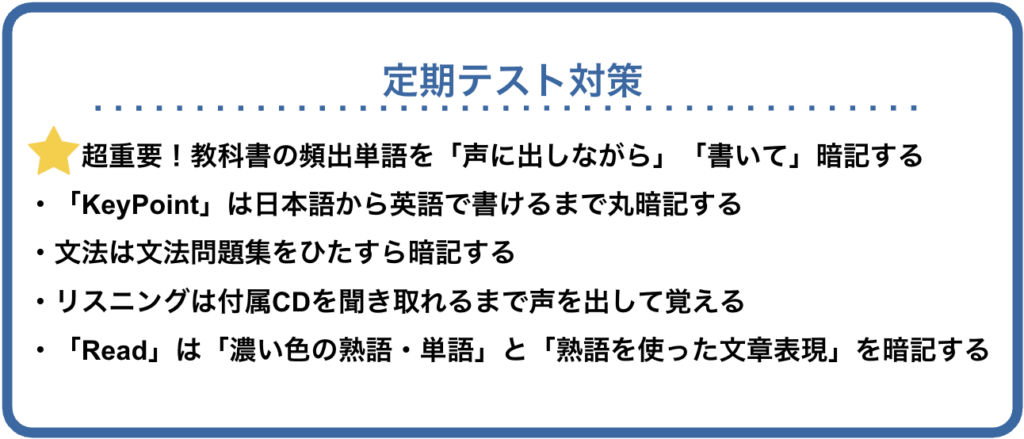 定期テスト対策